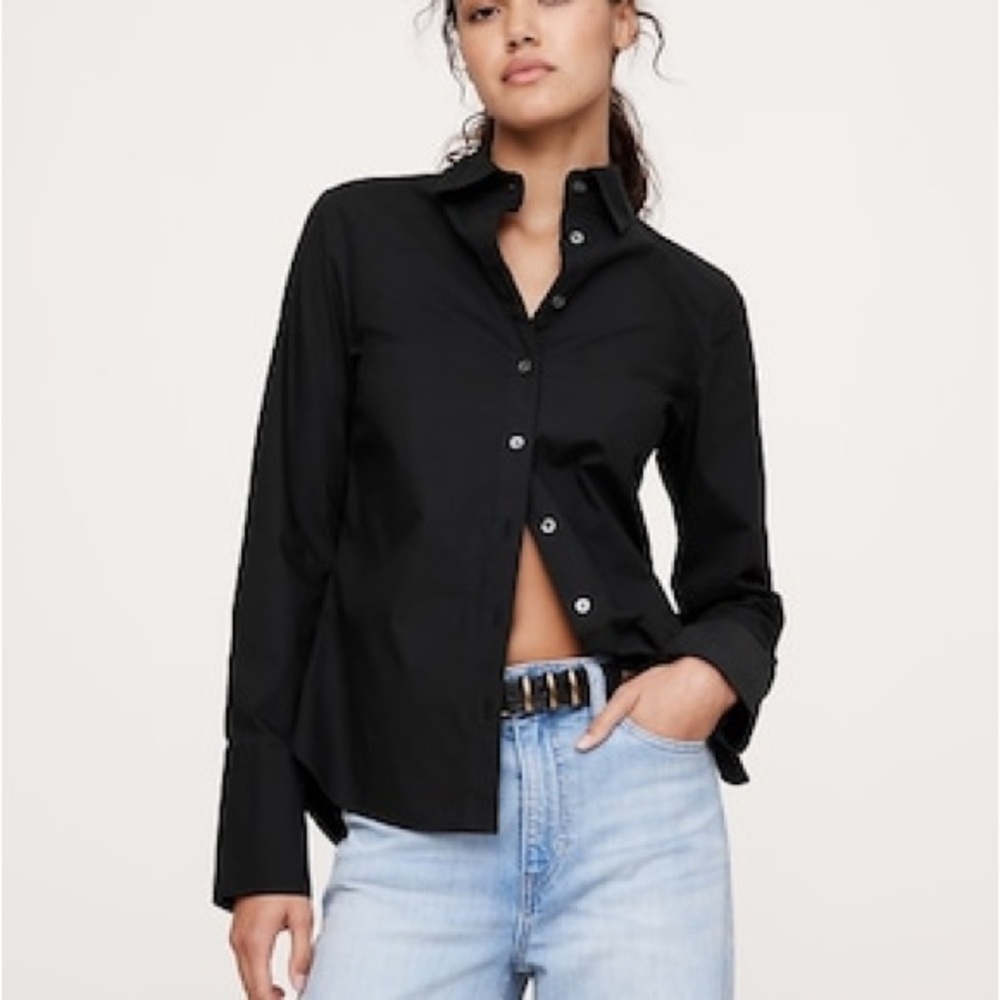 Banana Republic Classic Black Dress Shirt